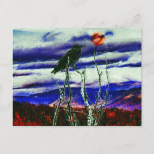 Autumn Night Postcard