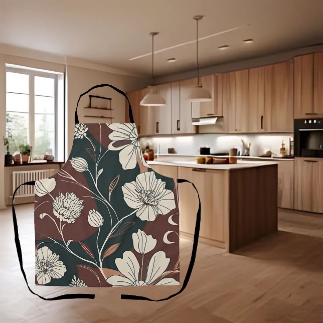Autumn Noir Blossoms  Apron (Creator Uploaded)