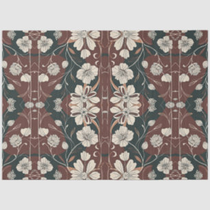 Autumn Noir Blossoms Decoupage Tissue Paper