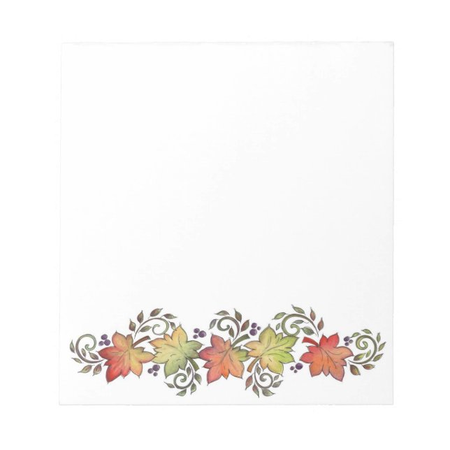 Autumn - Notepad (Front)