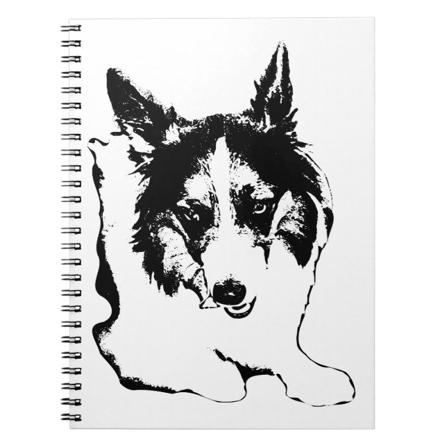 Autumn Notes, Corgi Muse Notebook (Front)