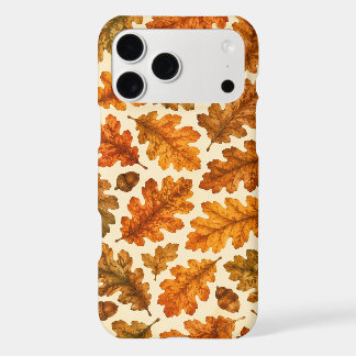 Autumn Oak Leaves Pattern | Cosy Nature Aesthetic