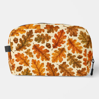 Autumn Oak Leaves Pattern | Cosy Nature Aesthetic Dopp Kit