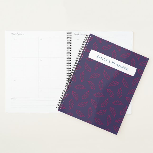 Autumn Oak Planner - plum/berry (Display)