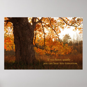 Autumn Oak Poster