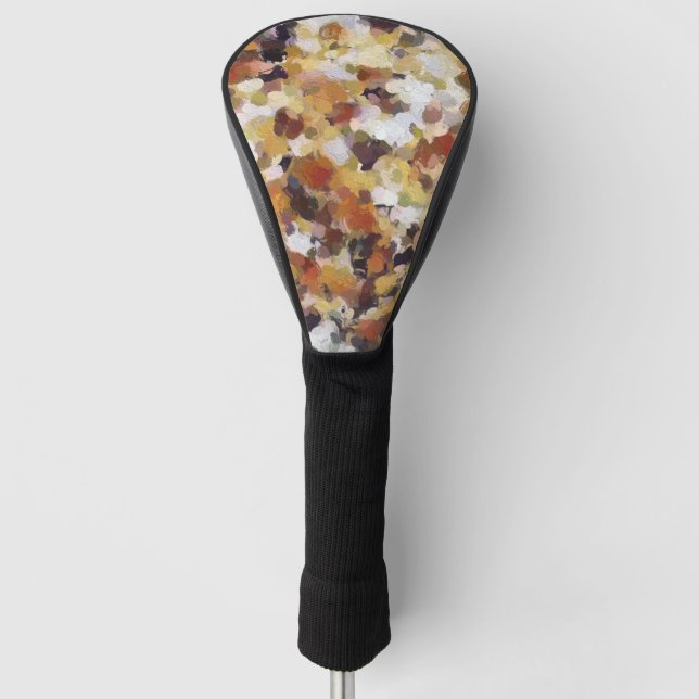 Autumn Oil Abstract Golf Head Cover (Front)