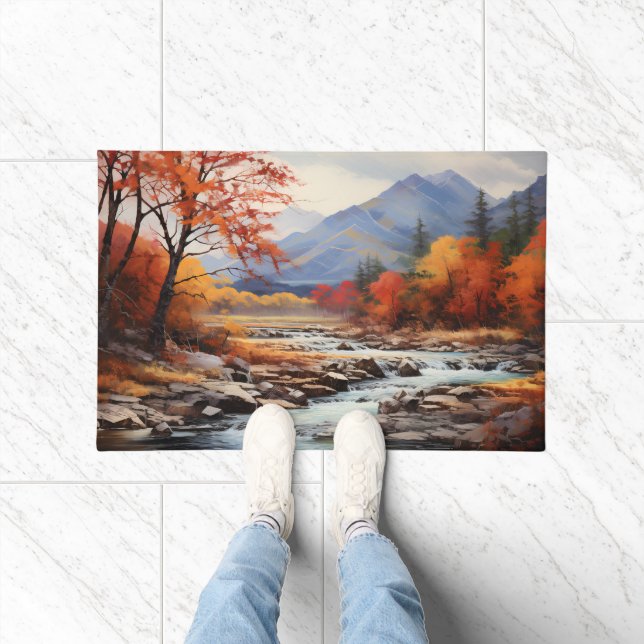 Autumn Oil Painting Doormat (Indoor)