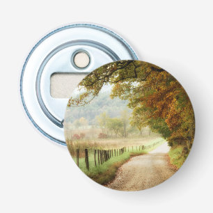 Autumn on a Country Road Bottle Opener