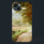 Autumn on a Country Road iPhone 13 Case<br><div class="desc">Home Décor</div>