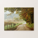 Autumn on a Country Road Jigsaw Puzzle<br><div class="desc">Home Décor</div>