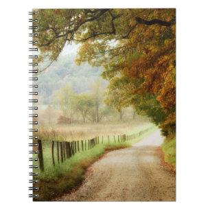 Autumn on a Country Road Notebook