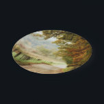 Autumn on a Country Road Paper Plate<br><div class="desc">Home Décor</div>