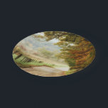 Autumn on a Country Road Paper Plate<br><div class="desc">Home Décor</div>