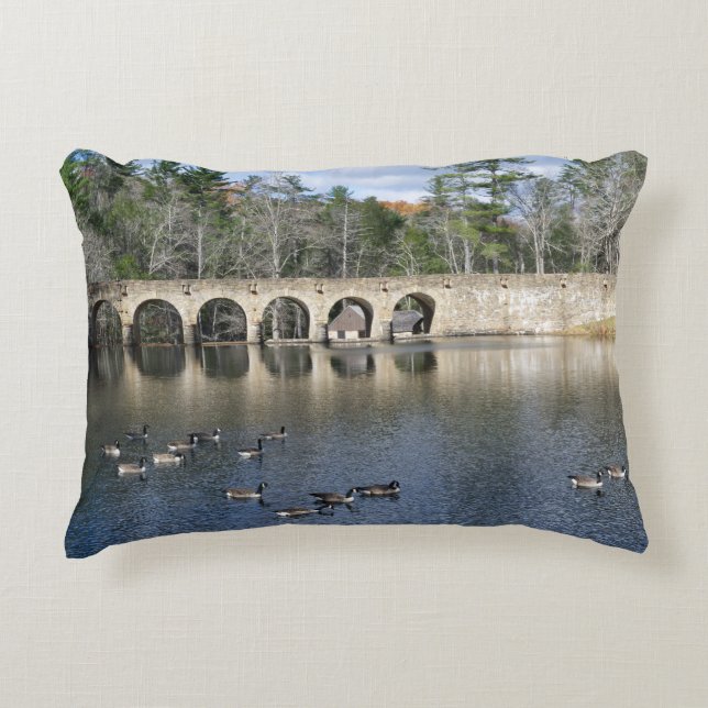 Autumn on Byrd Lake Decorative Cushion (Front)
