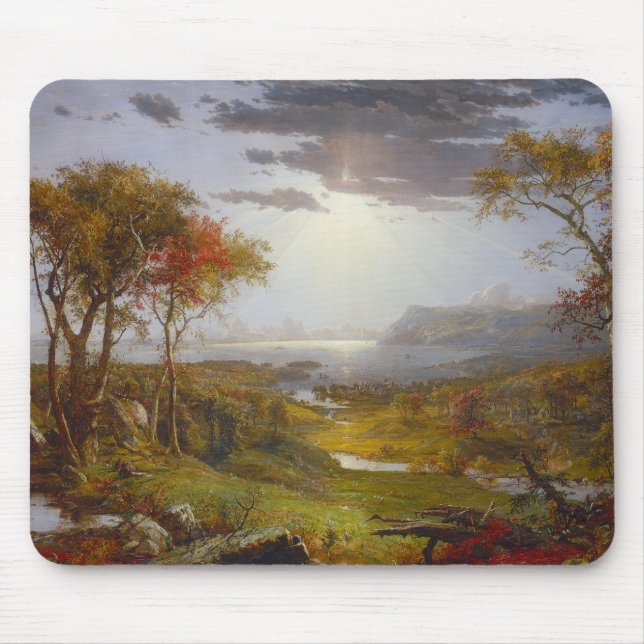 Autumn On the Hudson River Mouse Mat (Front)