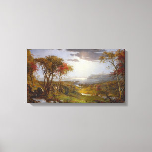 Autumn on the Hudson River (New York State) Canvas Print
