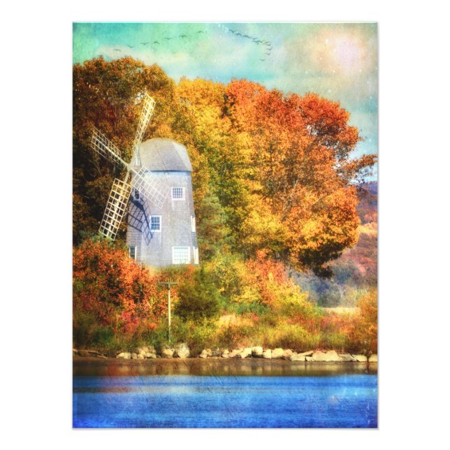 Autumn On The River Photo Print (Front)