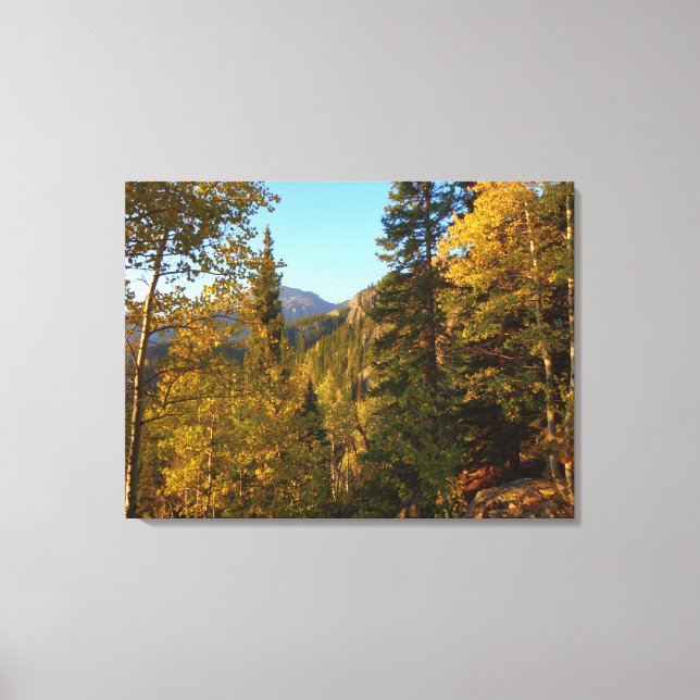 Autumn on the Trail to Dream Lake Canvas Print (Front)