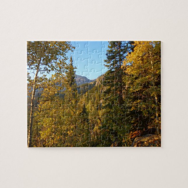 Autumn on the Trail to Dream Lake Jigsaw Puzzle (Horizontal)
