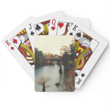 Autumn on the Water Playing Cards