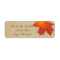 Autumn Orange Fall in Love Leaves Wedding