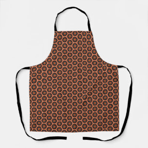 Autumn Orange Floral Apron