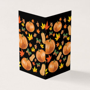 Autumn Orange Pumpkin Fall Pattern