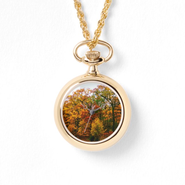 Autumn Orange Trees Watch (Front)