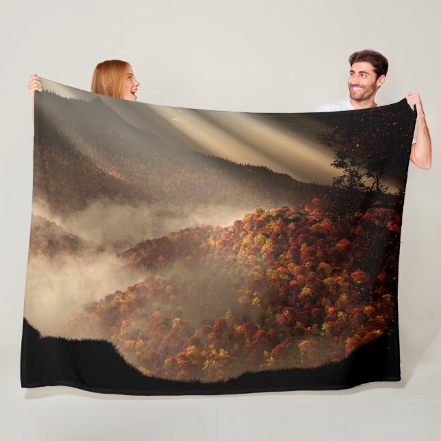 Autumn Overlook Fleece Blanket (In Situ)