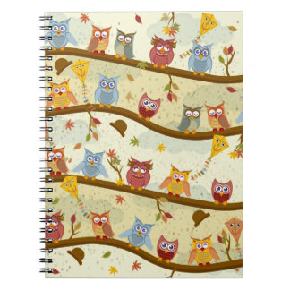 autumn owl notebook