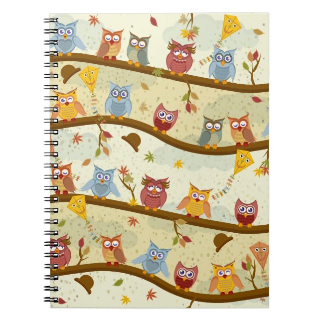 autumn owl notebook (Front)