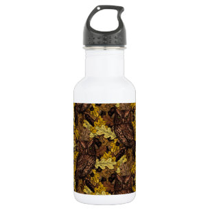 Autumn owls 532 ml water bottle