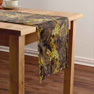 Autumn owls short table runner