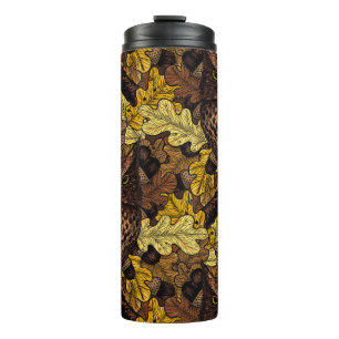 Autumn owls thermal tumbler
