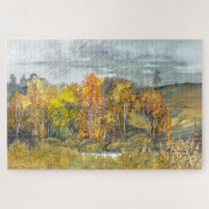 Autumn painting watercolor 300 jigsaw puzzle