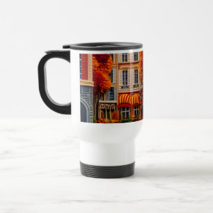 Autumn Parisian Street Travel Mug – Classic French