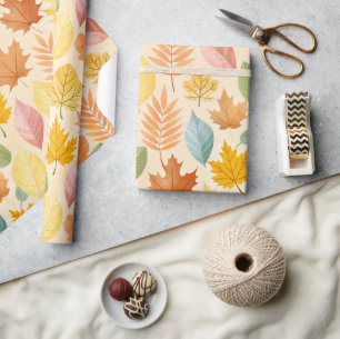Autumn Pastel Colours 02 Wrapping Paper