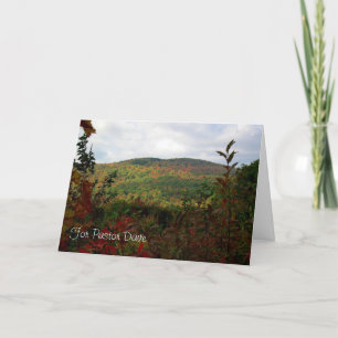 Autumn Pastor Appreciation Card