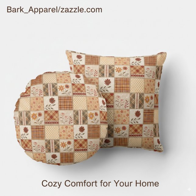 Autumn Patchwork Floral Duvet Cover &  Cushion (Creator Uploaded)