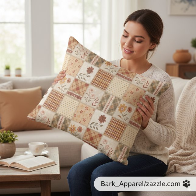 Autumn Patchwork Floral Duvet Cover & Pillows Case (Creator Uploaded)