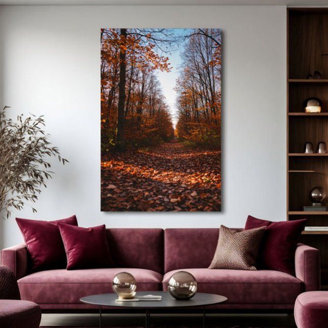 Autumn Path: Where Time Pauses Poster (Creator Uploaded)