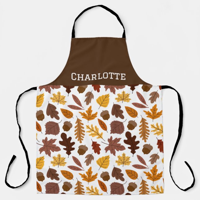 Autumn Pattern  All-Over Print Apron (Front)