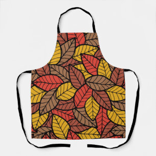 Autumn pattern apron