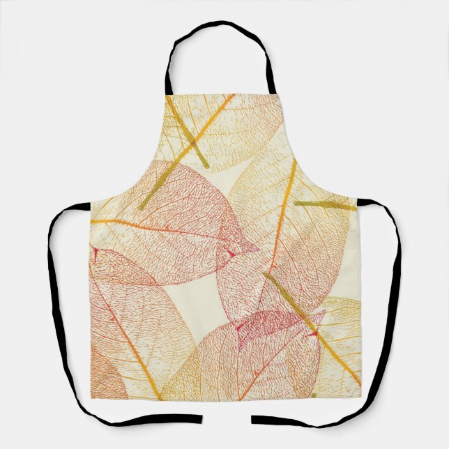Autumn pattern apron (Front)
