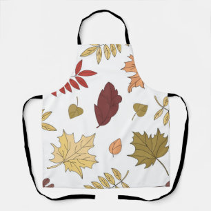 Autumn pattern apron