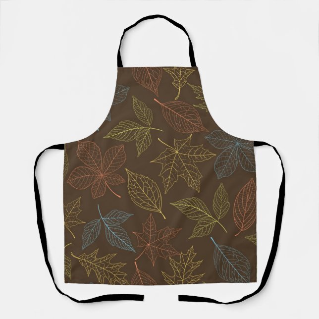 Autumn pattern apron (Front)