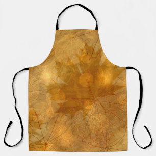 Autumn pattern apron
