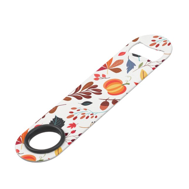 Autumn Pattern Bar Key (Front Angled)