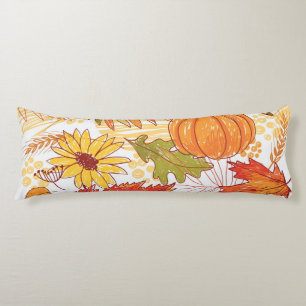 Autumn pattern body cushion