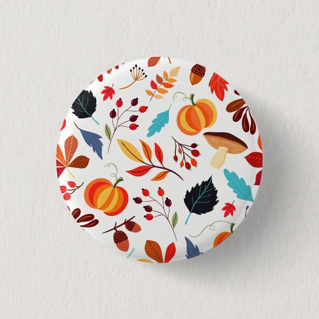 Autumn Pattern Button Fall (Front)